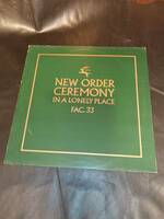New Order/Ceremony/ニュー・オーダー/セレモニー/英国版/UK オリジナル/Green/Bronze Sleeve/12インチSingle/FACT 33/Factory Records
