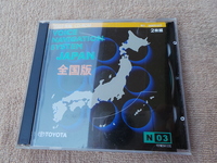  トヨタ純正 CDナビ用　地図DISC　N03　東日本用地図のみ　程度良し！