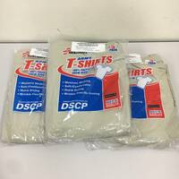 米軍放出品 未使用 DSCP アーミーTシャツ 3枚入 ３セット ラージサイズ Lサイズ デザートサンド SKILCRAFT 　管理H