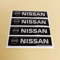 NISSAN (日産） エポキシ３Dステッカー　 ４個セット Aタイプ