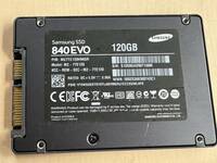 SAMSUNG SSD120GB【動作確認済み】0226