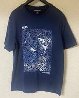 マイケルコース Michael Kors メンズTシャツ サイズM - ネイビー メンズ /半袖