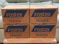 FOSTEX FE206Σ 20cmダブルコーン型フルレンジ16Ω ４個セット　※現状渡し品