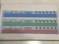 【送料無料】Masterpiece マスターピース 叡山電鉄デオ700形用デカールセット３両分