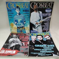 g_t X050 音楽誌 シンコーミュージック　音楽誌　「クロスビート　1994年8月号、10月号、12月号、1998年5月号、4冊セット」