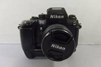 ◆Nikon(ニコン) 一眼レフ フィルムカメラ F4 ブラック レンズ(AF NIKKOR 28-80mm 1：3.5-5.6G)+ハイパワーバッテリーパック(MB-21)付