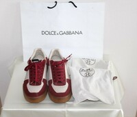 D＆G Dolce & Gabbana ドルガバ　ドルチェ＆ガッパーナ　メンズ　スニーカー　25.5㎝　ショッパー　エルメスシューズ袋