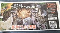 那須　どうぶつ王国　栃木県　観光　動物園　特別　優待券　クーポン
