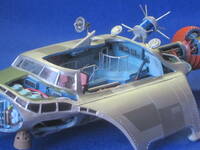 「ミドリ商会」　原子力宇宙艇　アストロボート内部構造再現モデル（松竹映画「宇宙大怪獣ギララ」より）