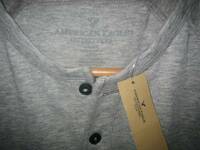 セール! 正規品 本物 新品 アメリカンイーグル ワイルド ラグラン ヘンリーネック Tシャツ AMERICAN EAGLE 大人の グレー XS ( S