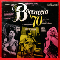 🇮🇹🇺🇸 OST！ボッカチオ70【1962年 US ORIG 1S/1S 雷RCA MONO DG】Umiliani, Rota & Trovajoli ♪ 美再生