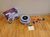 nn0202 016 ORSDA 2-in-1 Interactive Cat Toy 2in1ご愛猫用電動玩具 T60 中古 現状品 猫用おもちゃ 羽 動作品 USB給電