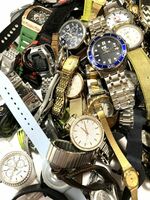 1円～！ 腕時計 大量 110点以上 5㎏超！ まとめ売り ジャンク扱い SEIKO セイコー シチズン ELGIN BROVA 他 ゴールド Watch セット R07