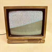 昭和 シャープ カラーテレビ ブラウン管 14インチ SHARP 日本製 パーソナル テレビ ジャンク品 レトロ ゲーム アンティーク エモい 80s