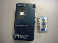 送料無料！　SONY ソニー 　M-1PD カセットコーダー MICRO STERO　マイクロカセットレコーダー/通電OK/現状品　