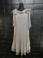 y9927 FRAGILE ドレス ワンピース　36サイズ　ポリエステル　プリーツ　ノースリーブ　フラジール　(株)三陽商会