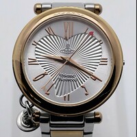 【57610】ヴィヴィアンウエストウッド　腕時計　SS　QZ　箱、説明書、コマ付き　VIVIENNE WESTWOOD
