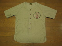 良好 クッシュマン CUSHMAN ベースボールシャツ FIRE FIGTHER USN 25289 L 16,500円 半袖シャツ