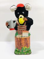 ROSKOTESTED 野村トーイ製 MAXWELL COFFEE LOVING BEAR 熊 くま クマ コーヒー ブリキ 希少 1960年代 レトロ