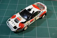 Qm836 1:24 トヨタ セリカ オーストラリアラリー優勝車 完成品 Toyota Celica GT-FOURST185 1992 No.8 Safari Rally winner Sainz 60サイズ