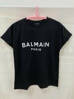 BALMAIN バルマン COTTON T-shirt 半袖 Tシャツ ファッション ブラック M 中古 TN 6