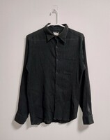 【フランス製】agnes b. homme シアーシャツ 42Aサイズ　アニエスベー 長袖シャツ ボタンシャツ 