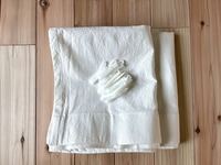 【2枚組】無印良品 綿洗いざらし平織ノンプリーツカーテン（オフ白）100×135cm