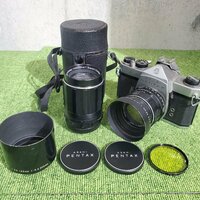 PENTAX/ペンタックス Spotmatic 一眼レフフィルムカメラ uper-takumar 1:1.4/50 super-takumar 1:3.5/135 s0250