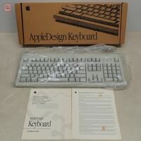 美品 AppleDesign Keyboard アップルデザインキーボード M2980 箱付 Macintosh アップルコンピュータ 動作未確認【40