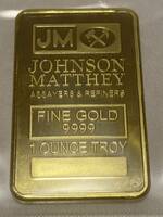 インゴット/JOHNSON MATTHEY FINE GOLD9999金貨 27.8g 24kgp Gold Plated