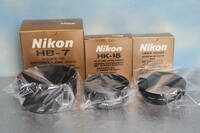 ※デットストック品　Nikon　レンズフード　いろいろ　3点　メタル＆プラフード　ニコン　送料350円