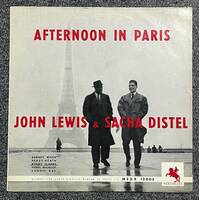 【オリジナル/美品】『 Afternoon In Paris 』John Lewis Sacha Distel Barney Wilen ジョン・ルイス バルネ・ウィラン