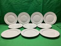KRIX 洋食器　平皿　中古　10枚セット　直径約23.8㎝　高さ約2.4㎝