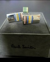 Paul Smith ポールスミス カフスボタン カフリンクス アクセサリー メンズ シルバー系×マルチカラー