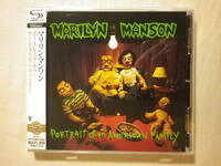 SHM-CD仕様 『Marilyn Manson/Portrait Of An American Family(1994)』(2013年発売,UICY-25380,1st,国内盤帯付,歌詞対訳付,Lunchbox)