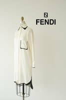 2020AW FENDI フェンディ シルク シャツ ワンピース size 36 FDA570 0514502
