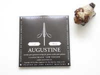 [新品・追跡便] AUGUSTINE クラシックギター弦 Classic/Black オーガスチン ブラック 黒　1弦～6弦セット