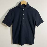 H8150FF CROWDED CLOSET クラウデッドクローゼットサイズ2(M位) 半袖シャツ 半袖ポロシャツ ポロシャツ ネイビー メンズ メンズビギ