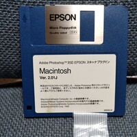 EPSONスキャナプラグイン Adobe Photoshop 対応 Macintosh Ver.2.01J フロッピーディスク