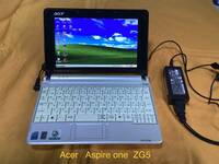 Acer Aspire one ZG5 ミニノート　動作品