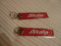 アリタリア航空 2つ セット おまとめ 希少 レア物 未使用 Alitalia イタリア アリタリア 航空 タグ キーホルダー フライトタグ セット 
