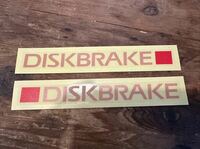 DISKBRAKEデカール ジョグ 3CP チャンプRSなどレストアでご活用下さい 縦型 2スト ジョグスポーツ ジョグ80 ザ昭和デラックスオリジナル