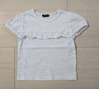 着用少　べべ　BeBe　キュートなデザイン　半袖Tシャツ　サイズ120