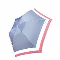 未使用品 アクアスキュータム AQUASCUTUM タグ付き 晴雨兼用 折り畳み傘 雨傘 日傘 紫外線防止加工 トリコロール 紺 赤 白 0503 レディース