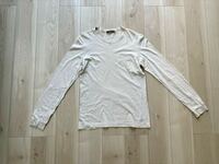 ドルチェ＆ガッバーナ ロゴ入りロンT Tシャツ 長袖 白 ホワイト サイズ46