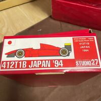 スタジオ27 製1/20 フェラーリ 412T1B 日本GP 1994 No.27J.アレジ3位/No.28 B.ベルガー タバコデカール付