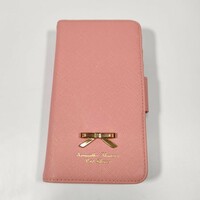 サマンサタバサ プチチョイス iPhoneケース 手帳型ケース リボン ピンク スマホケース 携帯カバー 手帳