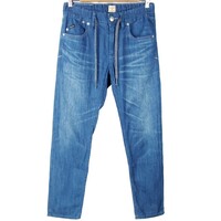 ■YANUK ヤヌーク / 57201100 / Resort Jeans リゾート ジーンズ / 日本製 / メンズ / リネン混 ストレッチ デニム イージーパンツ size S