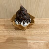 食品サンプル　ソフトクリーム(パリパリチョコレート)ワッフルコーン