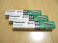 新品　Panasonic パナソニック　おたっくす　パーソナルファックス用インクフィルム３箱セット